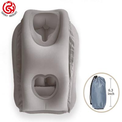 China PORTABLE Portable Pillow Airplane Travel Ultralight Memory Relax Inflatable Rest Neck Pillow for sale