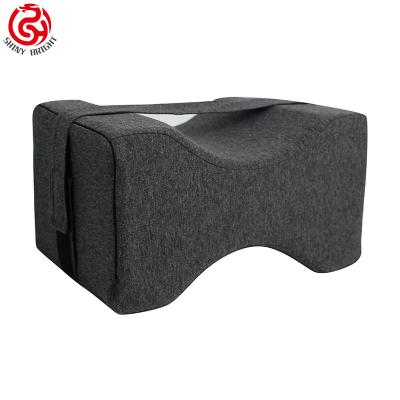 China 2022 New Airplane Memory Cotton Leg Pillow Side Sleepers Knee Leg Pillow For Sleeping for sale