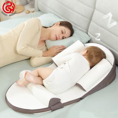 China 2022 Baby Sleep New Product Baby Reflux Anti-puddle Milk Slope Pad With Coconut Ingredients Baby Crib Sleep Wedge Pillow for sale