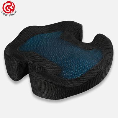 China Wholesale Gel Expanded Memory Cushion Non Slip Orthopedic Memory Foam Gel And Coccyx Cushion for sale