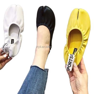 China Hot Selling Comfortable Anti-slippery Female Flat Round Shoes Lightweight Soft Round Flats For Ladies And Women for sale