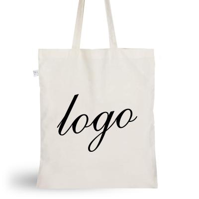 China Cheap Customized Eco - Friendly Logo Tote Shopping Bag Canvas Bag Cotton Bag With Logo for sale