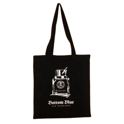 China 100% eco-friendly custom logo black cotton tote bags, canvas cotton bag, cotton carry bag for sale