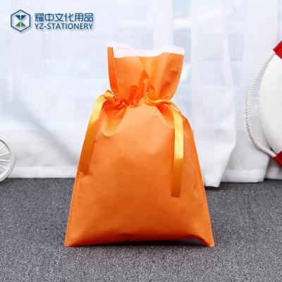 China Factory Eco-friendly AZO Free Audit Polyester Sunglasses Drawstring Bag for sale