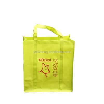 China Reclycled Non Woven Grocery Carrier Bag Customize Large Capacity Printed Non Woven Non Woven Sack Bag for sale