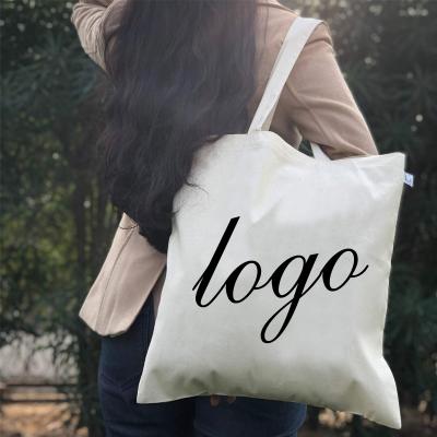 China 100% Customized Eco-friendly Cheap 8oz Logo Tote Shopping Bag Canvas Bag Cotton Bags With Logo for sale