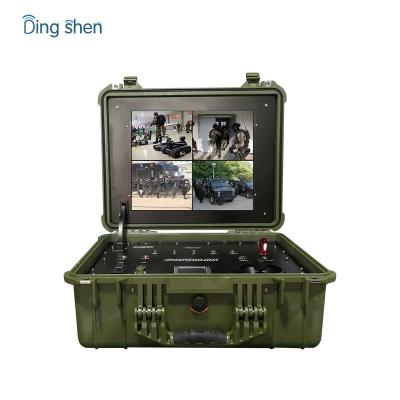 China 4 receptor AV inalámbrico al aire libre del transmisor video de los canales COFDM HD en venta