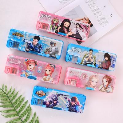 China Fashion Pencil Case Cartoon School Pencil Case2021 Durable Exquisite New School Pencil Case Anime for sale