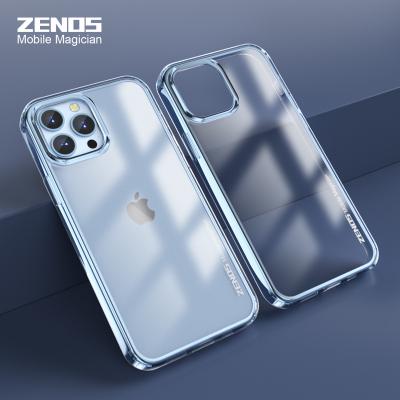 China ZENOS Phone Shockproof Bag 2 in 1 Clear Phone Case For iPhone 14 14Pro 14ProMax Clear Shockproof 2.0mm Back Cover For iPhone 14 Case for sale