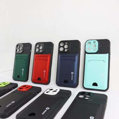 China Custom tpu mobile phone cases cover case clear card package integrate for iPhone 13,14 phone case for sale