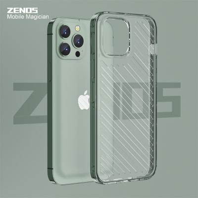 China ZENOS 2.0MM Soft TPU Shockproof Transparent Clear Transparent Shockproof Phone Case Bag For Iphone 14 Phone Case for sale