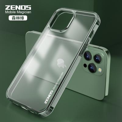 China Wholesale ZENOS 2022 fashion iphone magsafe new transparent high quality shockproof clear PC tpu case for iphone 14 pro max for sale