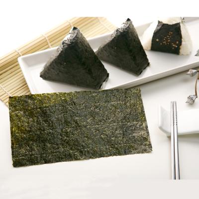 China Dry Japanese Nori Half Cut Onigiri Wrapper Temaki Food Sushi Wrap For Sale for sale