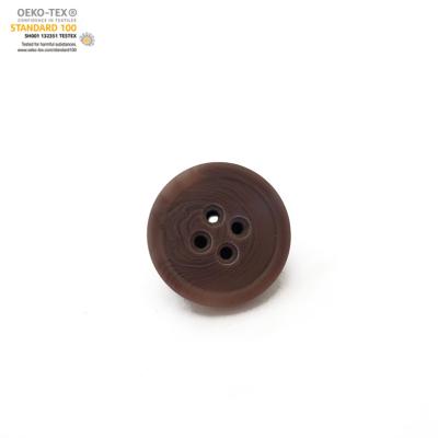 China Durable 4 Hole Plastic Resin Shirt Sew Button For Clothing for sale