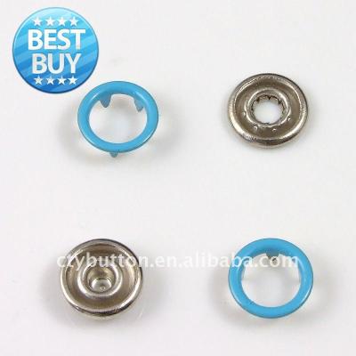 China Four Pieces Metal Prong Snap Ring Custom Snap Button Jabot Durable For Garment for sale