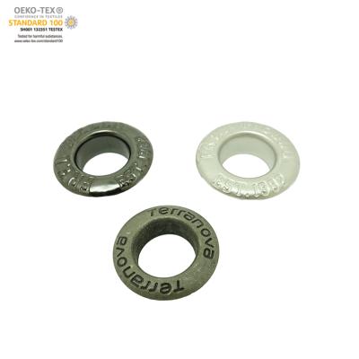 China Nickel-free air hole provides eyelets suitable for mattress shoes with logo for sale