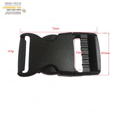 China Eco-friendly Plastic Safety Buckles Adjustable Quick Release Buckles Slide For Bag Accessories And Garment for sale