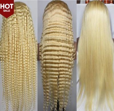 China Deep Wave 613 Deep Wave 40inch 34inch Wigs Ready To Ship Transparent Deep Wave Wig 13x4 Lace Front Hair Wigs for sale