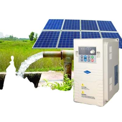 China 0.75kw 1.5kw 2.2kw 3.7kw 5.5kw 7.5kw 50-60Hz solar dc input drive mppt water pumping inverter 160*90*90mm for sale