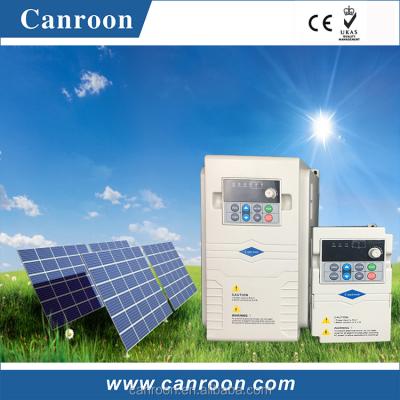 China China factory VFD variable high frequency mppt solar controller single phase AC water pump inverter 160*90*90mm for sale