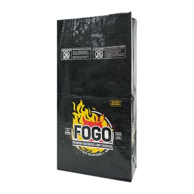 China Recyclable Custom 3 Kg 5 Kg 10 Kg 15 Kg Bamboo Charcoal Bags Empty Plastic Bags For Charcoal for sale