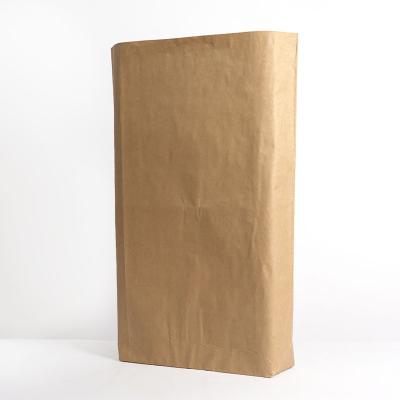 China Recyclable Custom Logo And Size Charcoal Paper Bags Multi Layer Kraft Paper Bag For Charcoal for sale