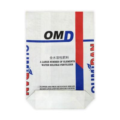 China Custom 10kg Recyclable BOPP Laminated PP Woven Bags Fertilizer Printed Bags Manufacturers for sale