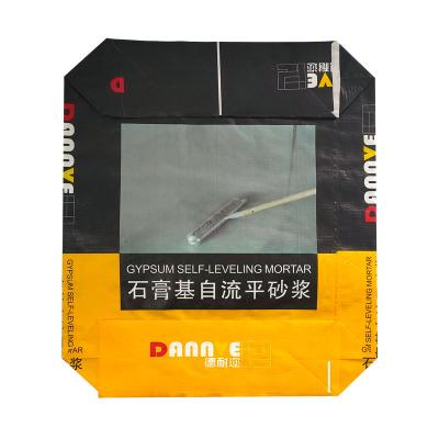 China Custom Moisture Proof 20kg Recyclable BOPP Laminated PP Cement Block Bottom Valve Bag for sale