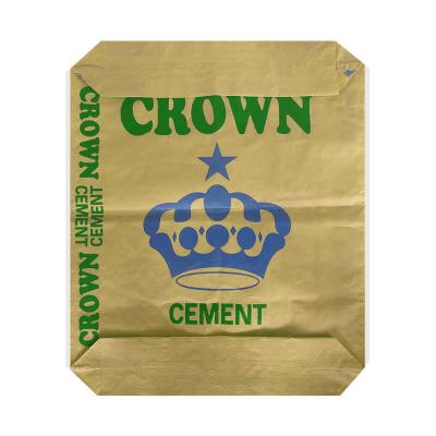 China Recyclable Custom Design Cement 50kg Factory Price Polypropylene Valve Bag 50 Kg PP Woven Bags for sale