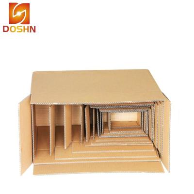 China Recyclable Custom Brown B Flute Corrugated Cardboard Mailer Mailing Boxes Delivery Fruit Kraft Paperboard for sale