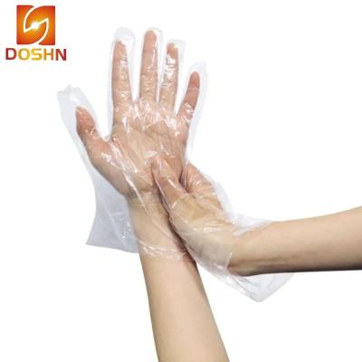 China Disposable PE Gloves Disposal Plastic Cleaning Gloves Household for sale