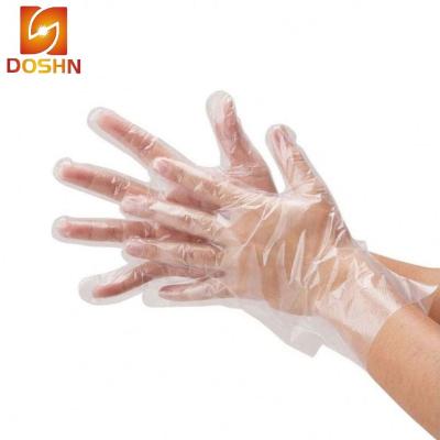 China Food Safe Plastic PE Disposable Cleaning Gloves For Household Cleaning Use for sale