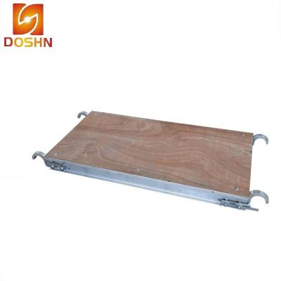 China Traditional Aluminum Board Hatch Plywood Scaffolding System Board Walk Toe Board Work Platform for sale