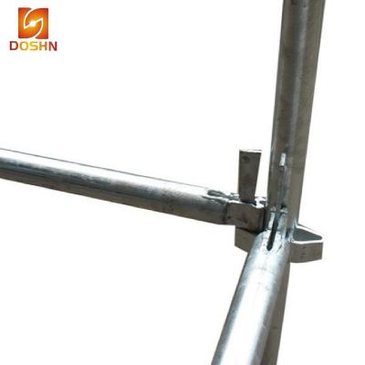 China Traditional Cheap Aluminum Steel Galvanized Painted Layher Kwikstage Frame Cuplock Kwikstage Quicklock Scaffolding System Price For Sale for sale