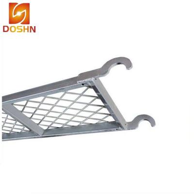 China Traditional Scaffolding Steel Plank For Walk Through Sale Metal Platform Scaffolding Plank Steel Walkway Scaffolding Frames for sale