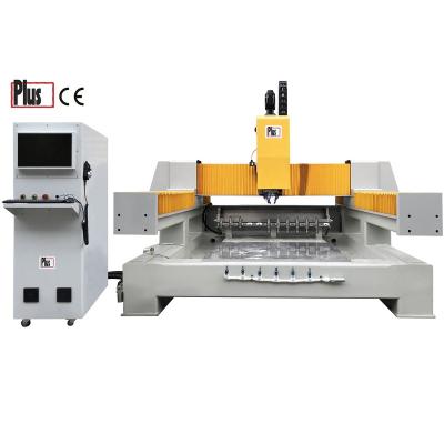 China Hotels Stoneplus CNC Marble Granite Stone Circular Saw Processing Machine Panda 1308 for sale