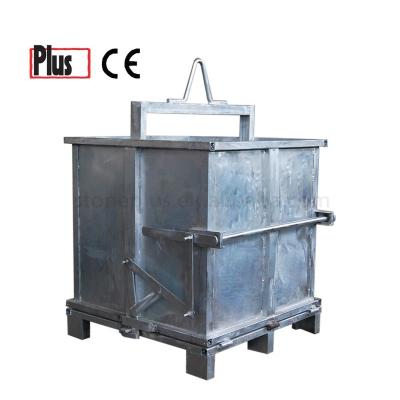 China Eco - Friendly Galvanized Steel Containers For Stone Waste for sale