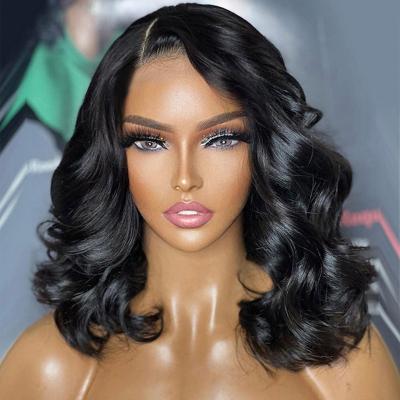 China Body Wave 200 Density Brazilian Remy Human Hair Wig Sale Raw Loose Wave 13x4 Lace Frontal Wig Women 5x5 Lace Closure Transparent Wig for sale