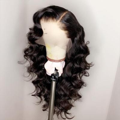 China Baby Hair HD 13X4 Lace Hair Loose Deep Frontal Women Brazilian Virgin 5X5 Wave Closure Wig 250% Density Virgin 5X5 Raw Closure Wig for sale