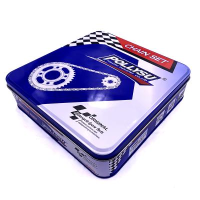 China Custom Square Tin Jar Cookie Tin Box Sealing Manufacturer, Factory Direct Metal Tin Box Packaging Te koop