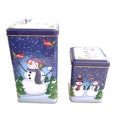 China High Quality Fancy Cake Rectangle Gift Tin Box For Cake Universal Safe Food Storage Tin Box Te koop