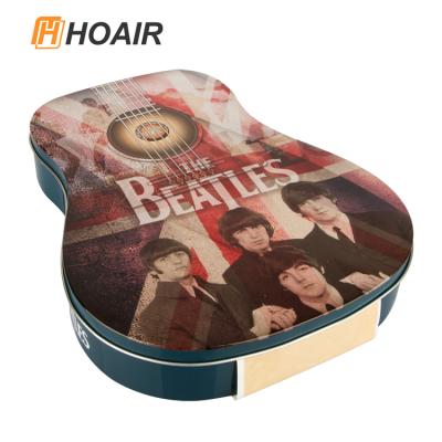 China Recyclable Irregular Shaped Guitar Tin Box en venta