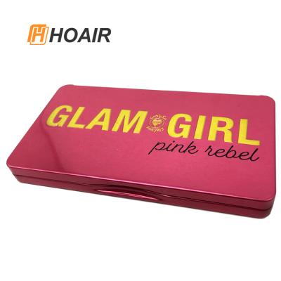 China Rectangular Tin Box For Eye Shadow Sealing Cosmetic Packaging for sale