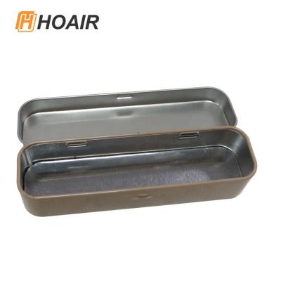 China High Quality Cookie Logo Kids School Use Metal Tin Pencil Case Metal Customized Pewter Beautiful Te koop