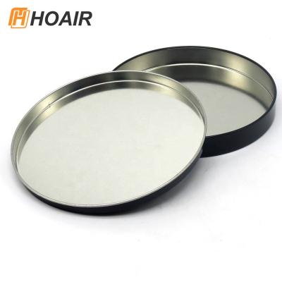 China Shallow Round Tea Dongguan Biscuit Metal Tin Box For Candy Canning en venta