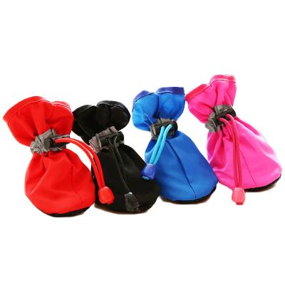 China Small Dog Puppy Shoes Spring And Summer Dog Pet Shoe Cover Sustainable Soft Bottom Four Seasons for sale