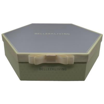 China Factory Price Large Cheap Handmade Hexagonal Gift Box Cosmetic Packing Gift Box for sale