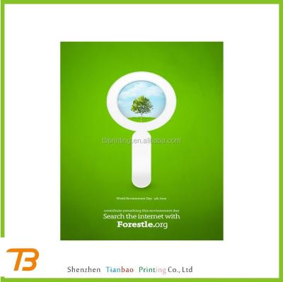 China Poster printing Custom save environment poster , eco-friendly posters printing for sale