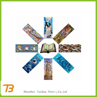 China Fancy 3d hologram custom hologram bookmark for sale