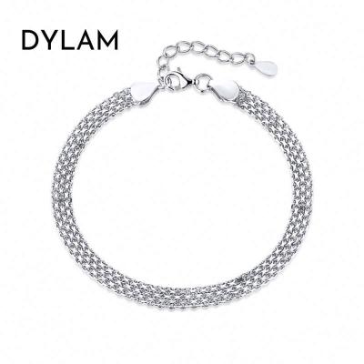 China FASHIONABLE Dylam Design Jewelry Special Widely Used Accessories 925 Sterling Silver Snake Chain Bracelet for sale